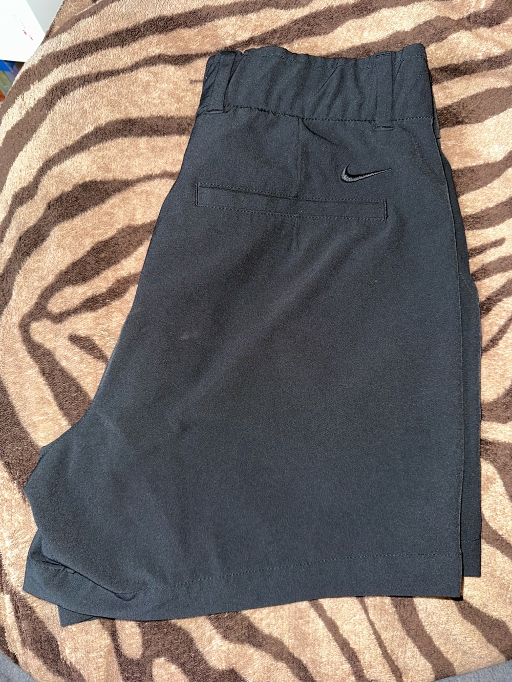 Nike Black Women's Athletic Shorts with Subtle Swoosh